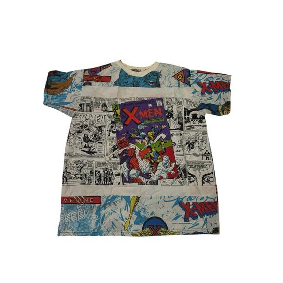 Vintage X-Men Comic Strip All-Over Print T-Shirt - Picture 1 of 2